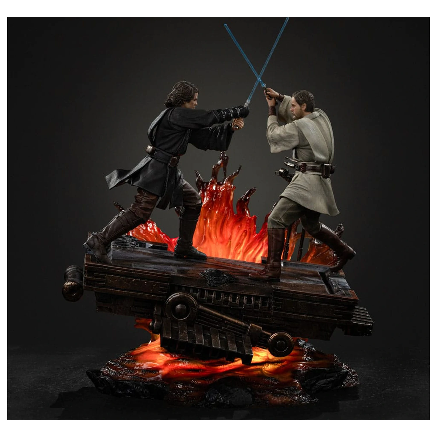 Star Wars Art Scale socha 1/10 Anakin vs. Obi Wan 34 cm produktová fotografia