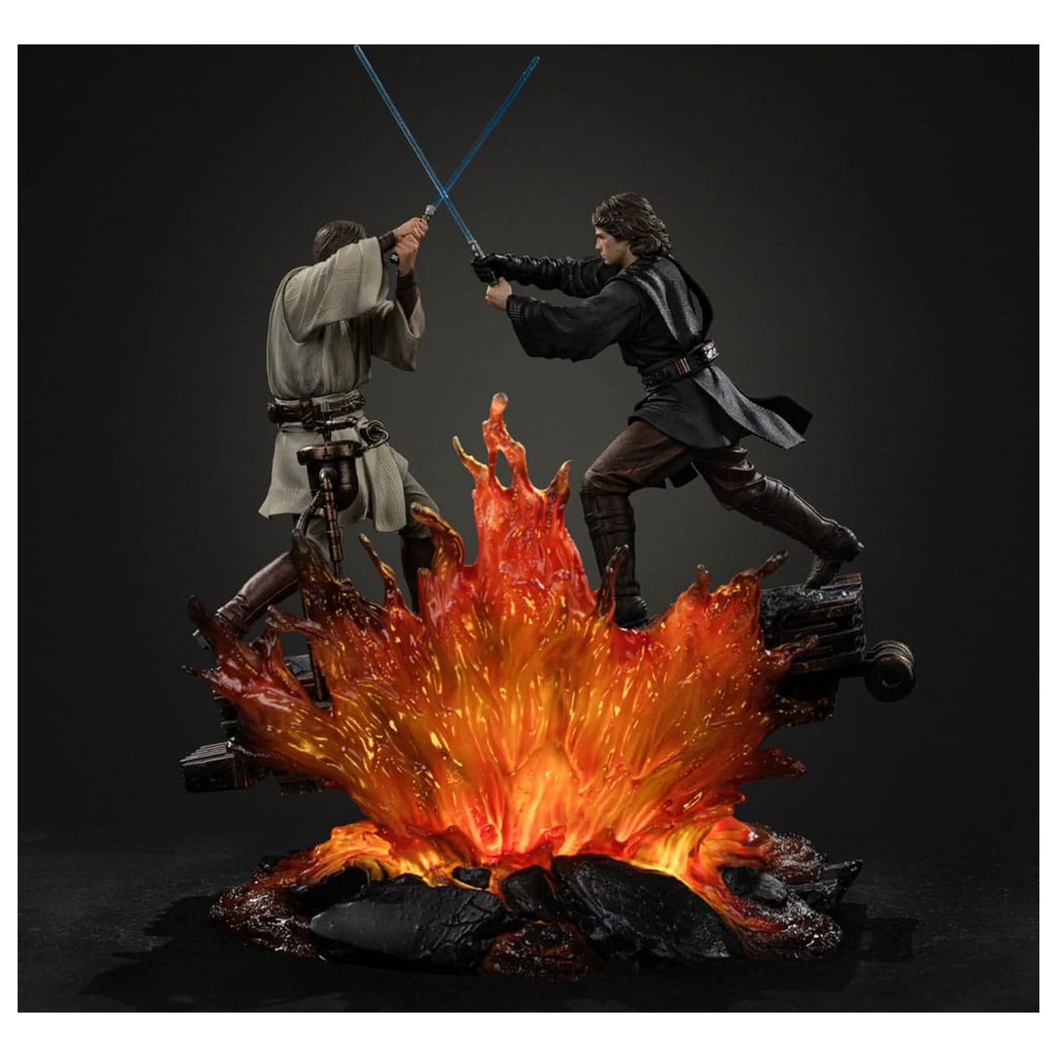 Star Wars Art Scale socha 1/10 Anakin vs. Obi Wan 34 cm produktová fotografia