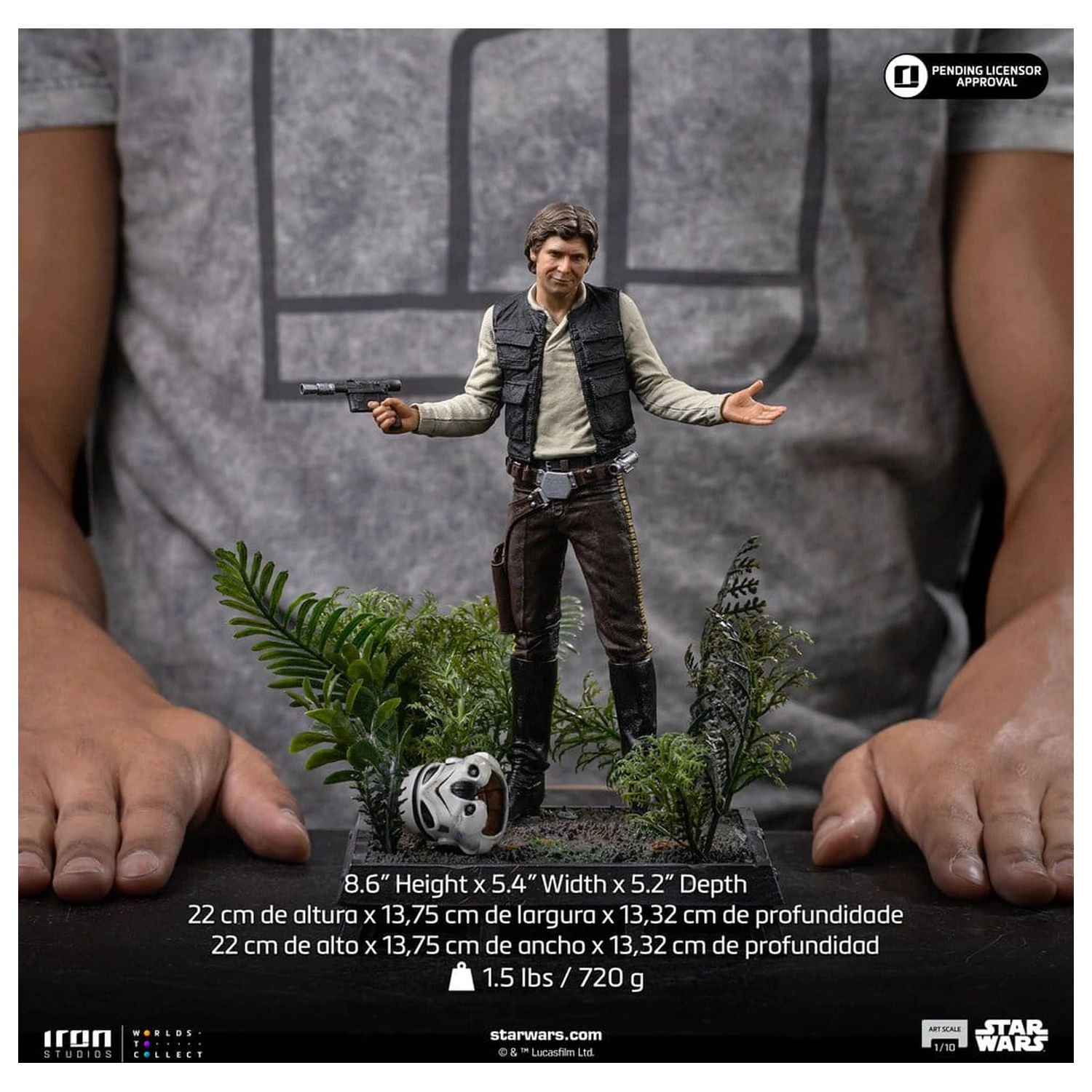 Star Wars Art Scale Socha 1/10 Han Solo (Episode VI) 22 cm produktová fotografia