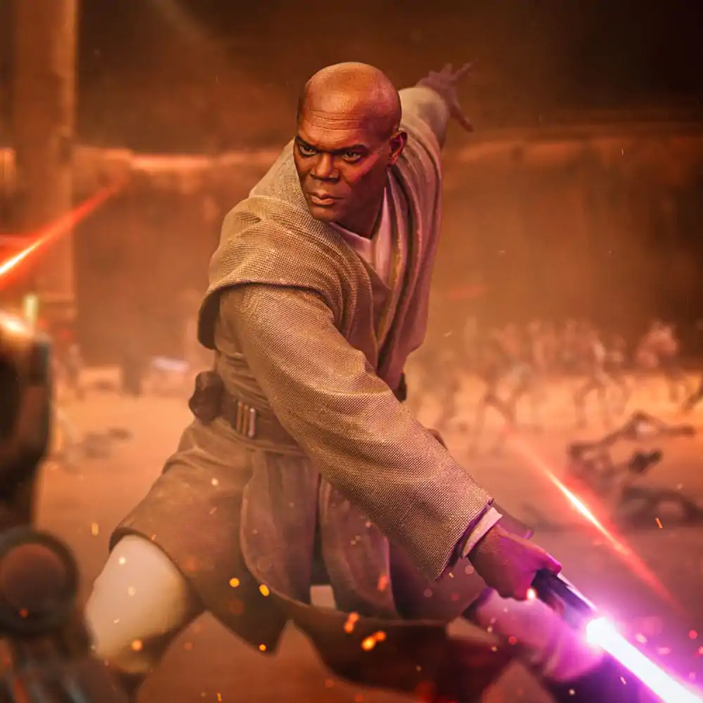 Star Wars Art Scale Socha 1/10 Mace Windu 18 cm produktová fotografia