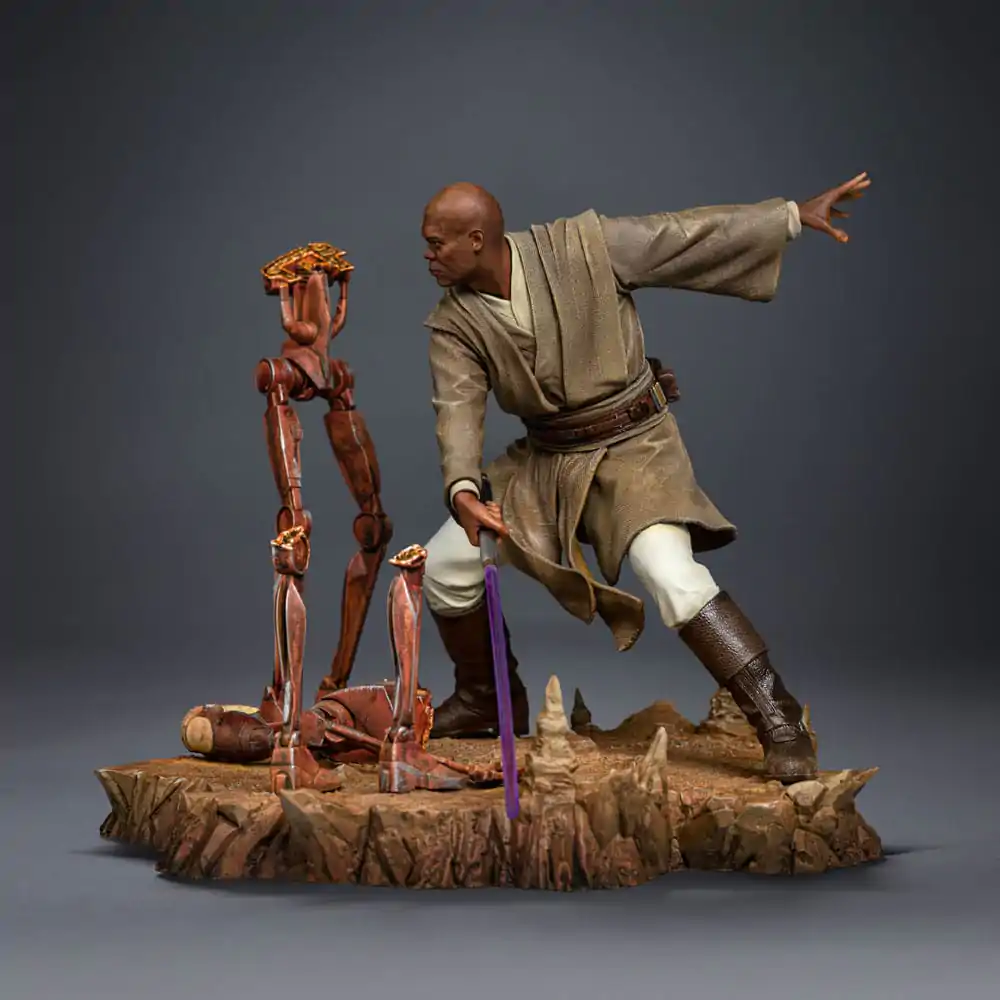 Star Wars Art Scale Socha 1/10 Mace Windu 18 cm produktová fotografia