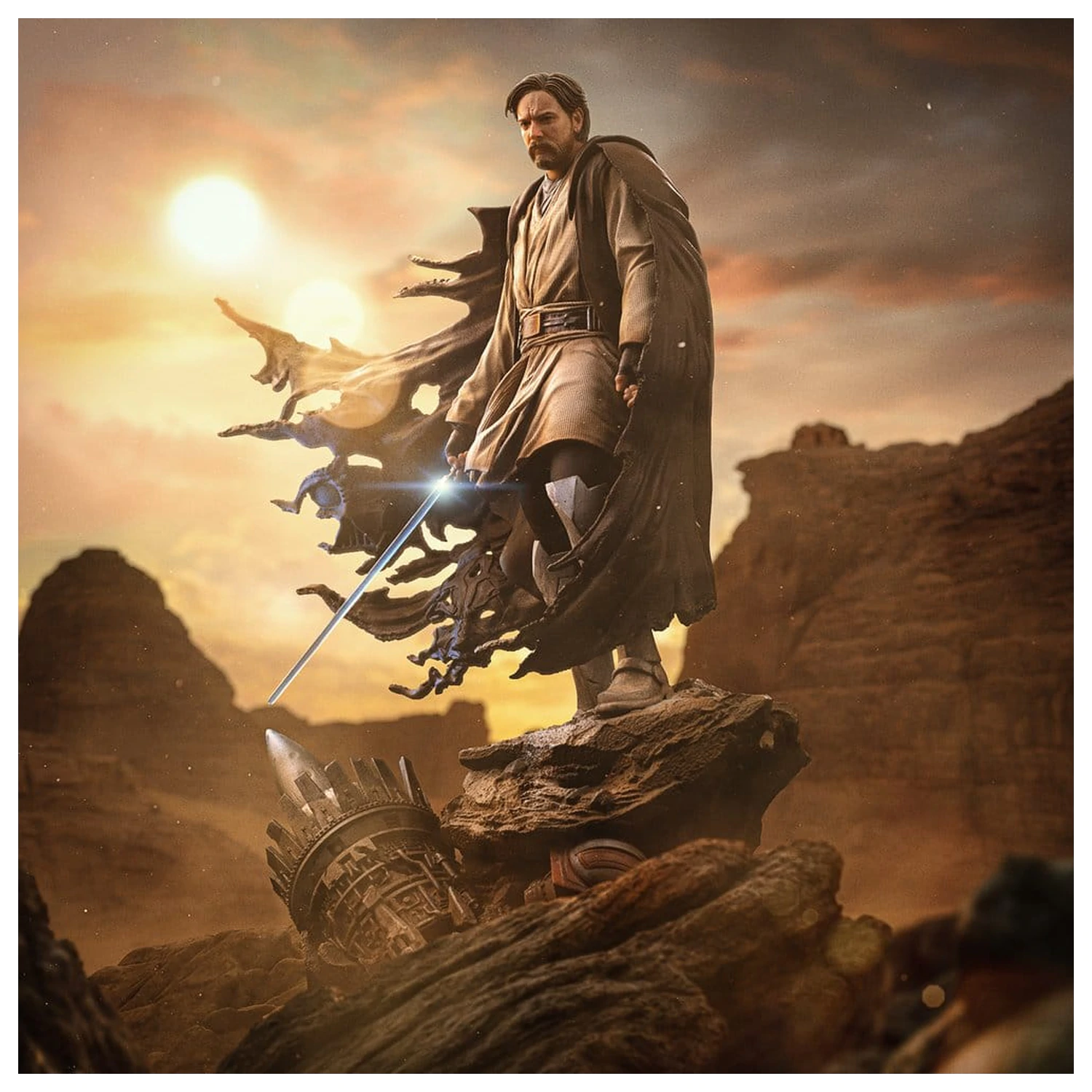 Star Wars Art Scale socha 1/10 Obi-Wan Signatures 26 cm produktová fotografia
