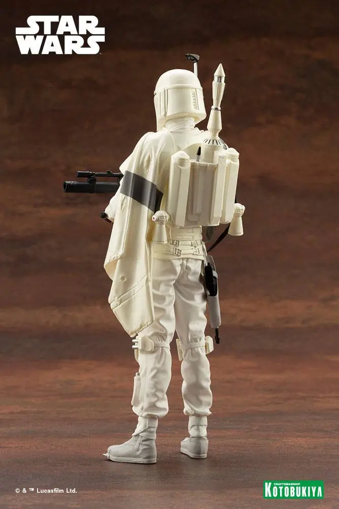 Star Wars ARTFX+ PVC Socha 1/10 Boba Fett White Armor Ver. 18 cm produktová fotografia