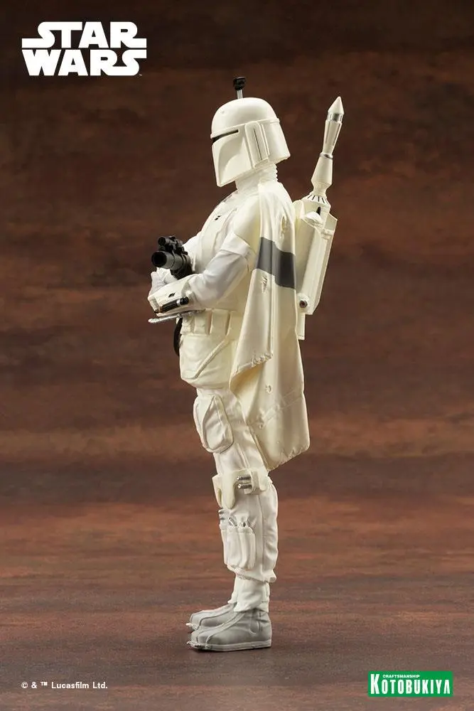 Star Wars ARTFX+ PVC Socha 1/10 Boba Fett White Armor Ver. 18 cm produktová fotografia