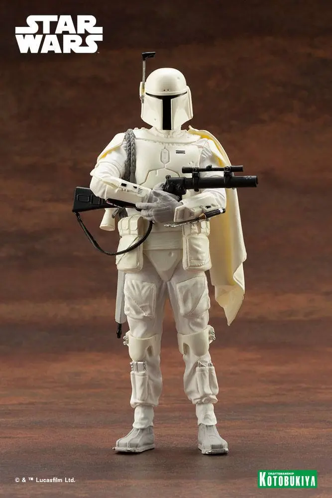 Star Wars ARTFX+ PVC Socha 1/10 Boba Fett White Armor Ver. 18 cm produktová fotografia