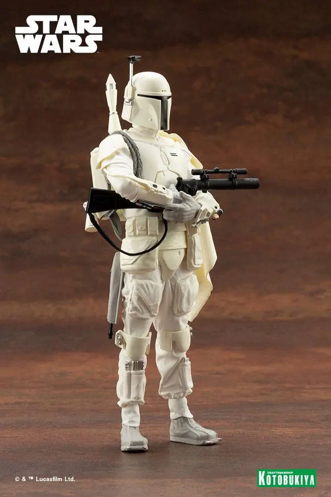 Star Wars ARTFX+ PVC Socha 1/10 Boba Fett White Armor Ver. 18 cm produktová fotografia