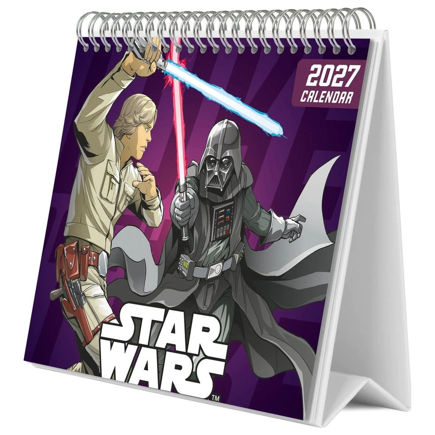 Star Wars stolový kalendár 2027 produktová fotografia
