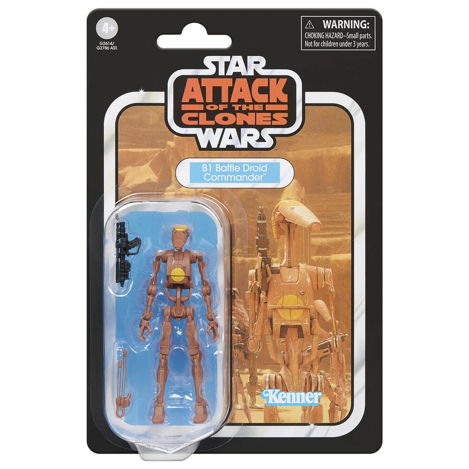 Star Wars Attack of the Clones B1 Battle Droid Commander figúrka 9,5 cm produktová fotografia