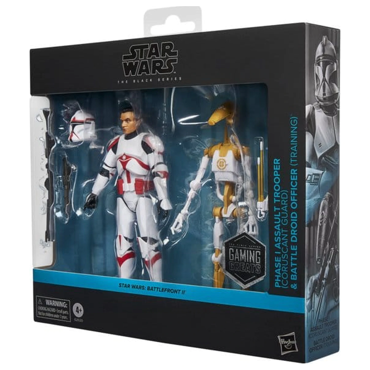 Star Wars: Battlefront II Black Series akčná figúrka 2-balenie Phase I Assault Trooper a Battle Droid Officer 15 cm produktová fotografia