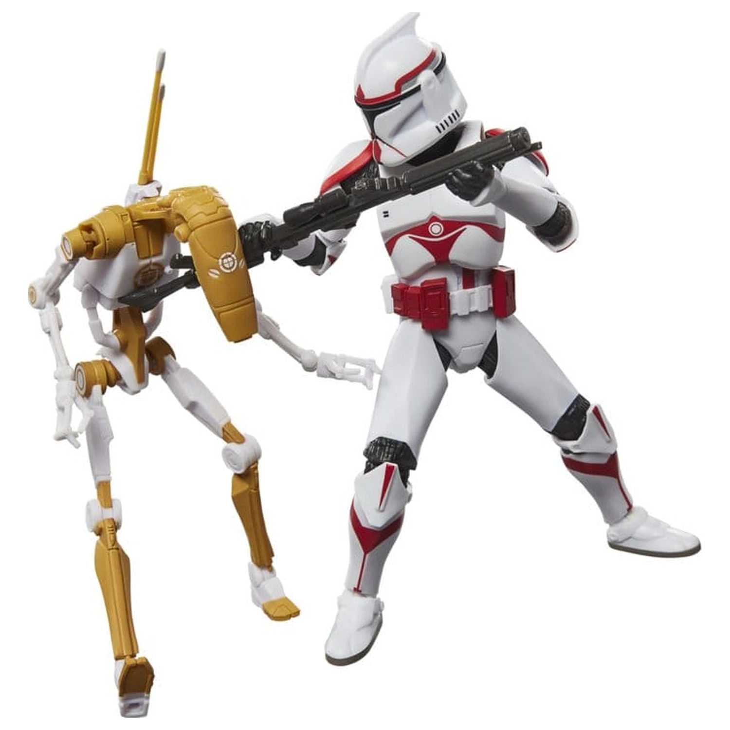 Star Wars: Battlefront II Black Series akčná figúrka 2-balenie Phase I Assault Trooper a Battle Droid Officer 15 cm produktová fotografia