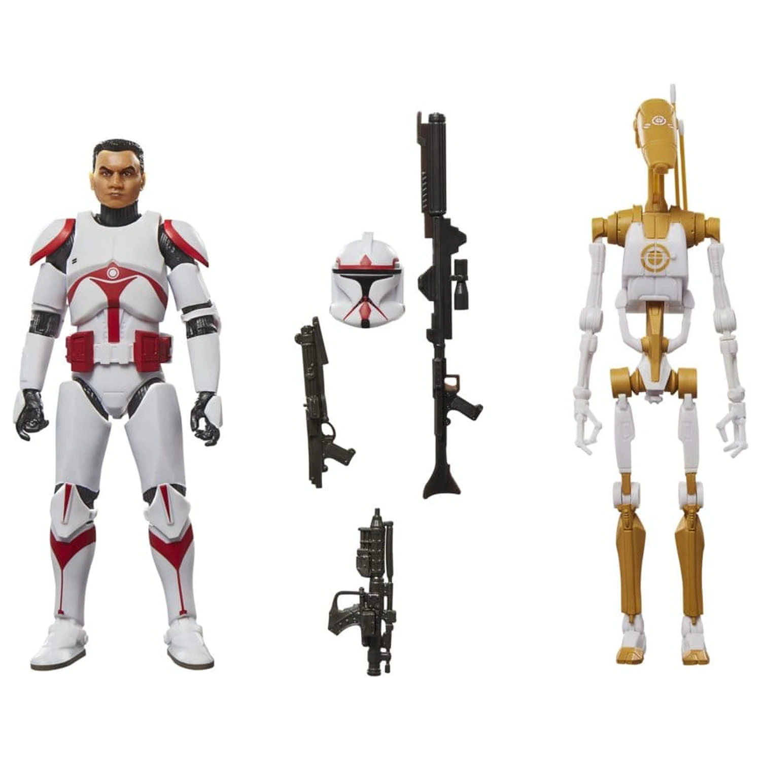 Star Wars: Battlefront II Black Series akčná figúrka 2-balenie Phase I Assault Trooper a Battle Droid Officer 15 cm produktová fotografia