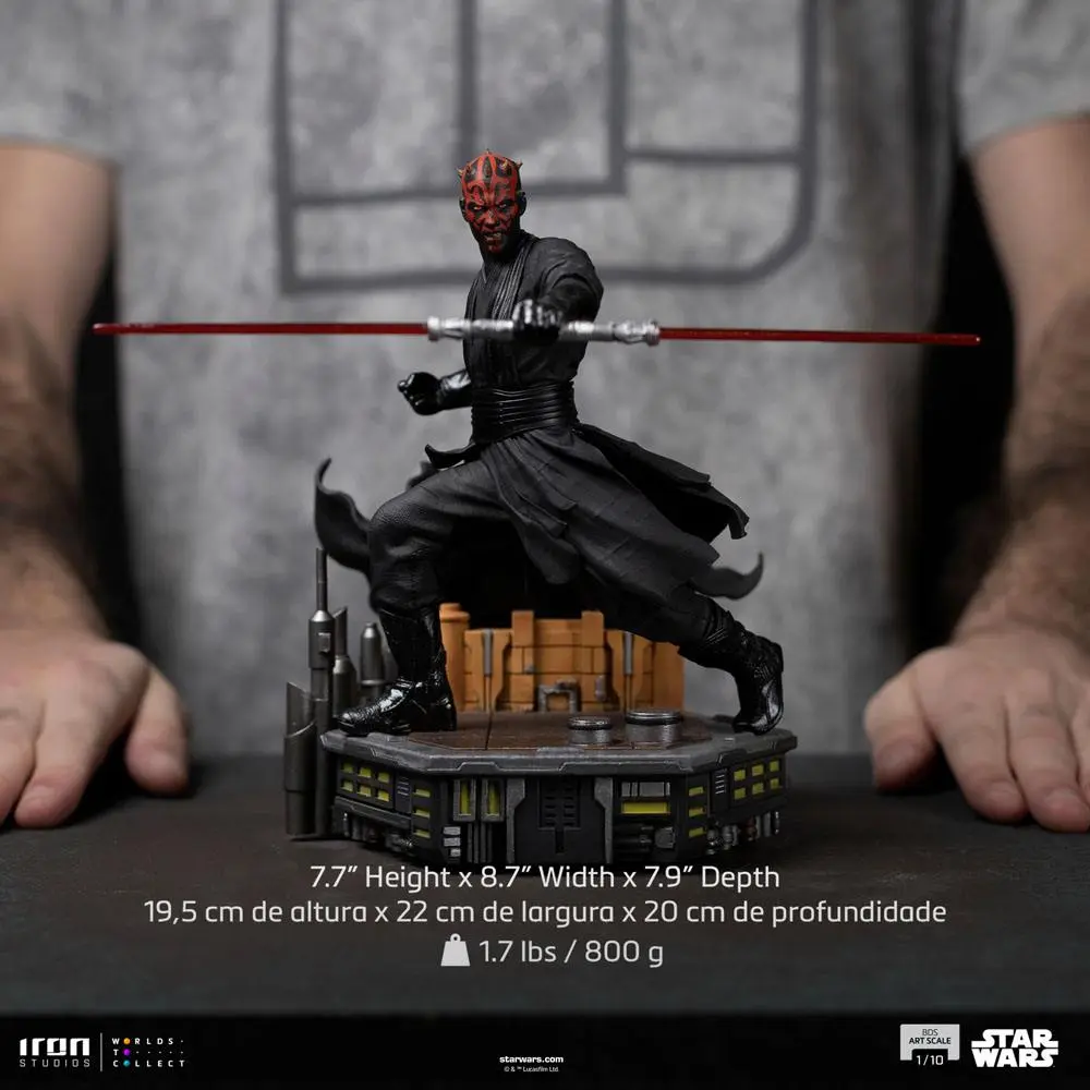 Star Wars BDS Art Scale Statue 1/10 Darth Maul 19 cm termékfotó