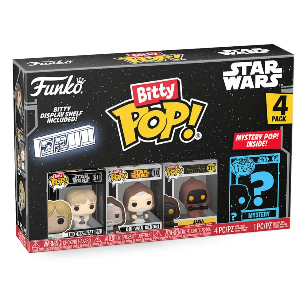 Star Wars Bitty POP! Vinyl Figúrky 4-csomag Luke 2,5 cm termékfotó