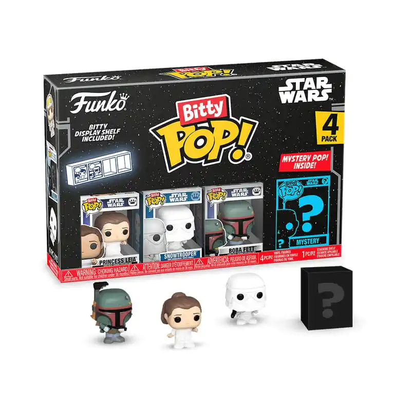 Star Wars Bitty Funko POP! Vinyl figúrka 4-Pack Leia 2,5 cm produktová fotografia