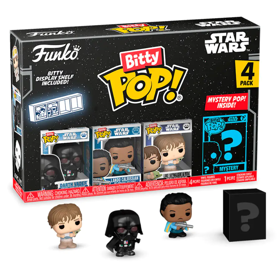 Star Wars Bitty Funko POP! Vinylová figúrka 4-Pack Darth Vader 2,5 cm produktová fotografia