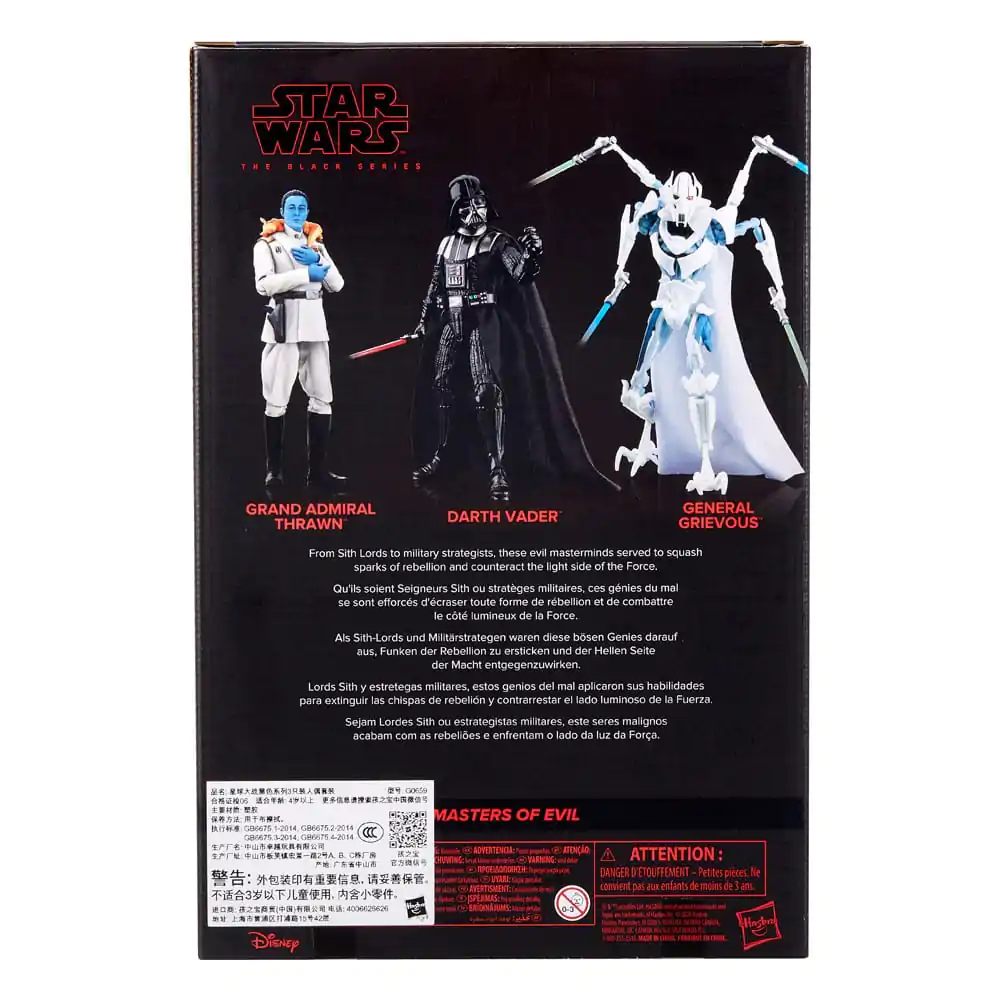 Star Wars Black Series Akčná Figúrka 3-balenie Masters of Evil 15 cm produktová fotografia