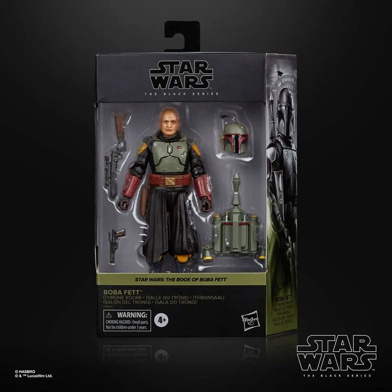 Star Wars: The Book of Boba Fett Black Series Deluxe Akčná figúrka 2022 Boba Fett (Trónna miestnosť) 15 cm termékfotó