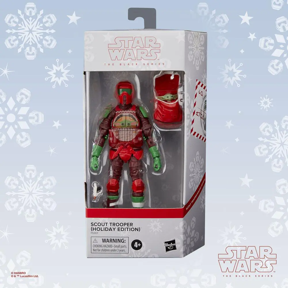 Star Wars Black Series Akčná figúrka Scout Trooper (Holiday Edition) 15 cm termékfotó