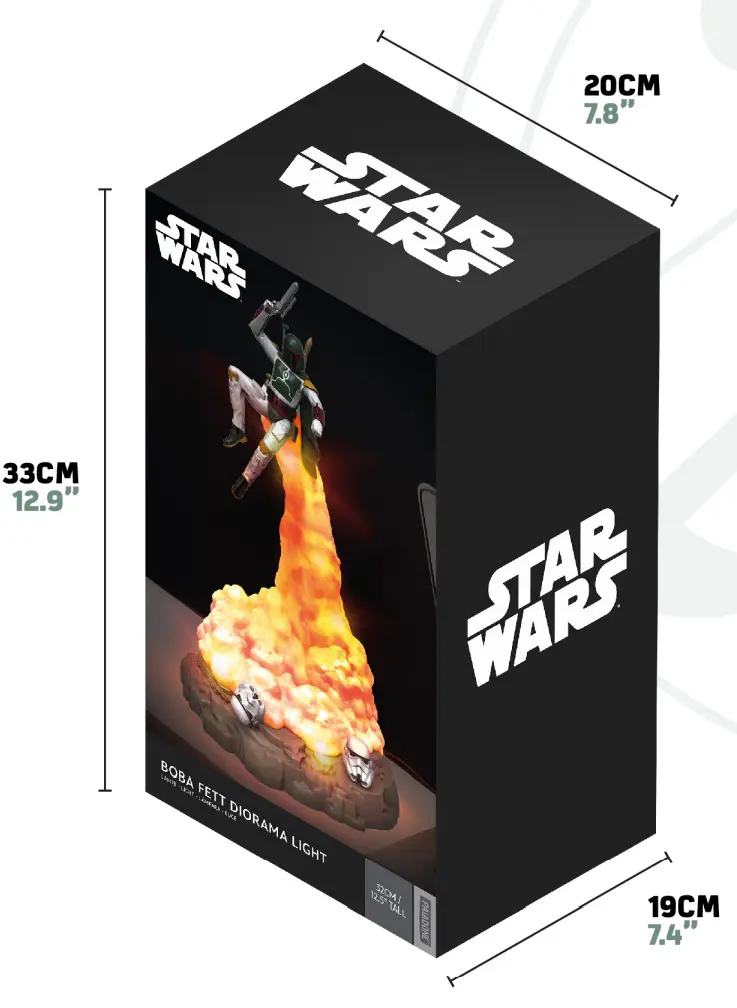 Star Wars: Boba Fett Dioráma Svetlo 31 cm produktová fotografia