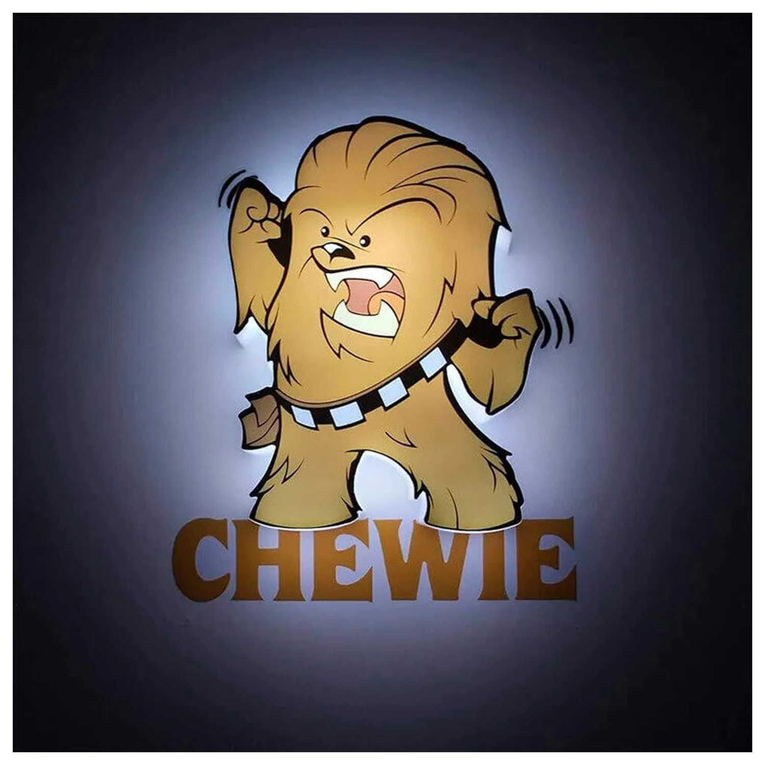 Star Wars Chewie 3D Light FX mini lampa produktová fotografia
