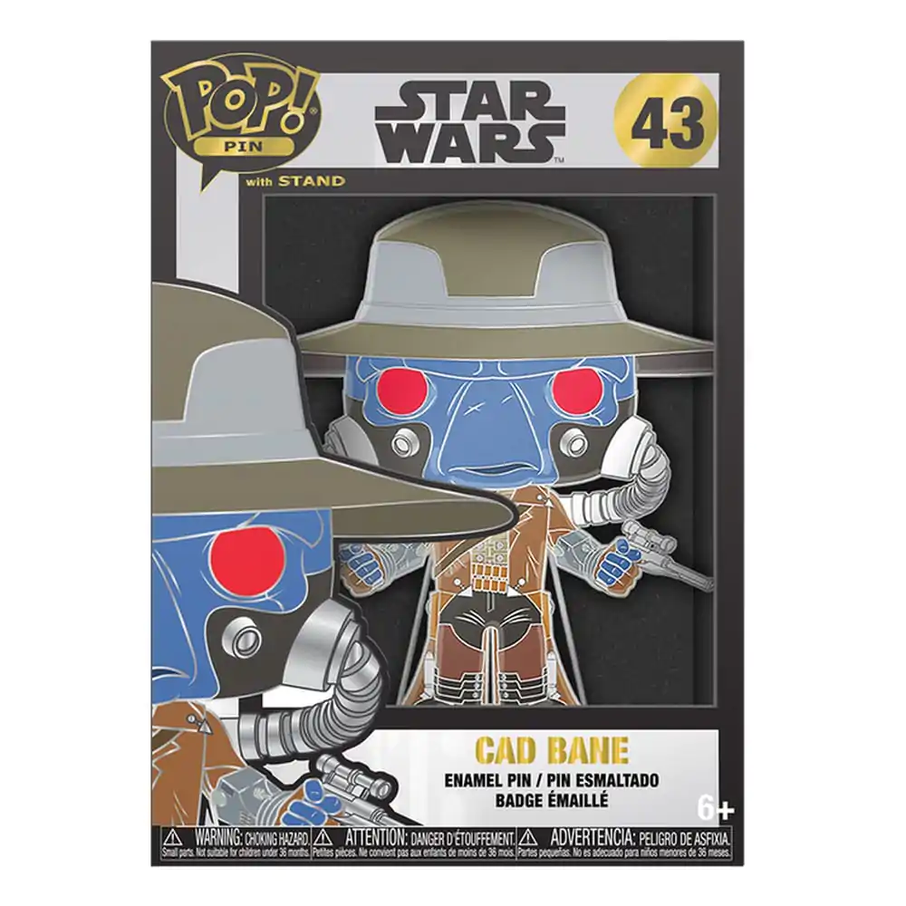 Star Wars Clone Wars Loungefly POP! Smaltovaný odznak Cad Bane 10 cm produktová fotografia