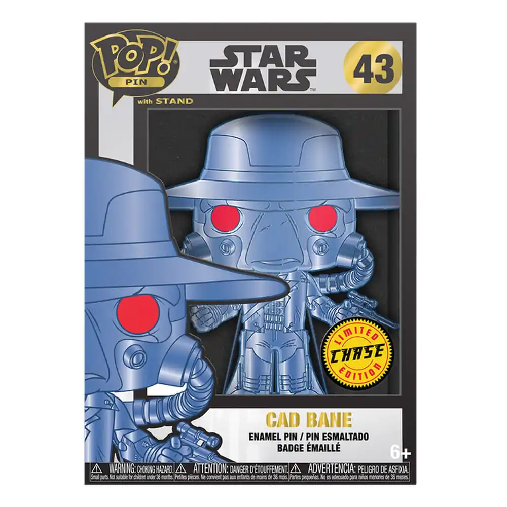 Star Wars Clone Wars Loungefly POP! Smaltovaný odznak Cad Bane 10 cm produktová fotografia