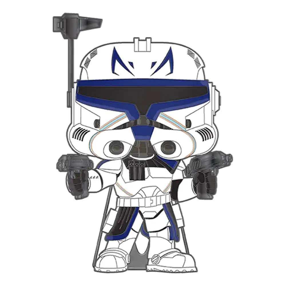 Star Wars Clone Wars Loungefly POP! Smaltovaná odznaka Captain Rex (svietiaca v tme) 10 cm termékfotó