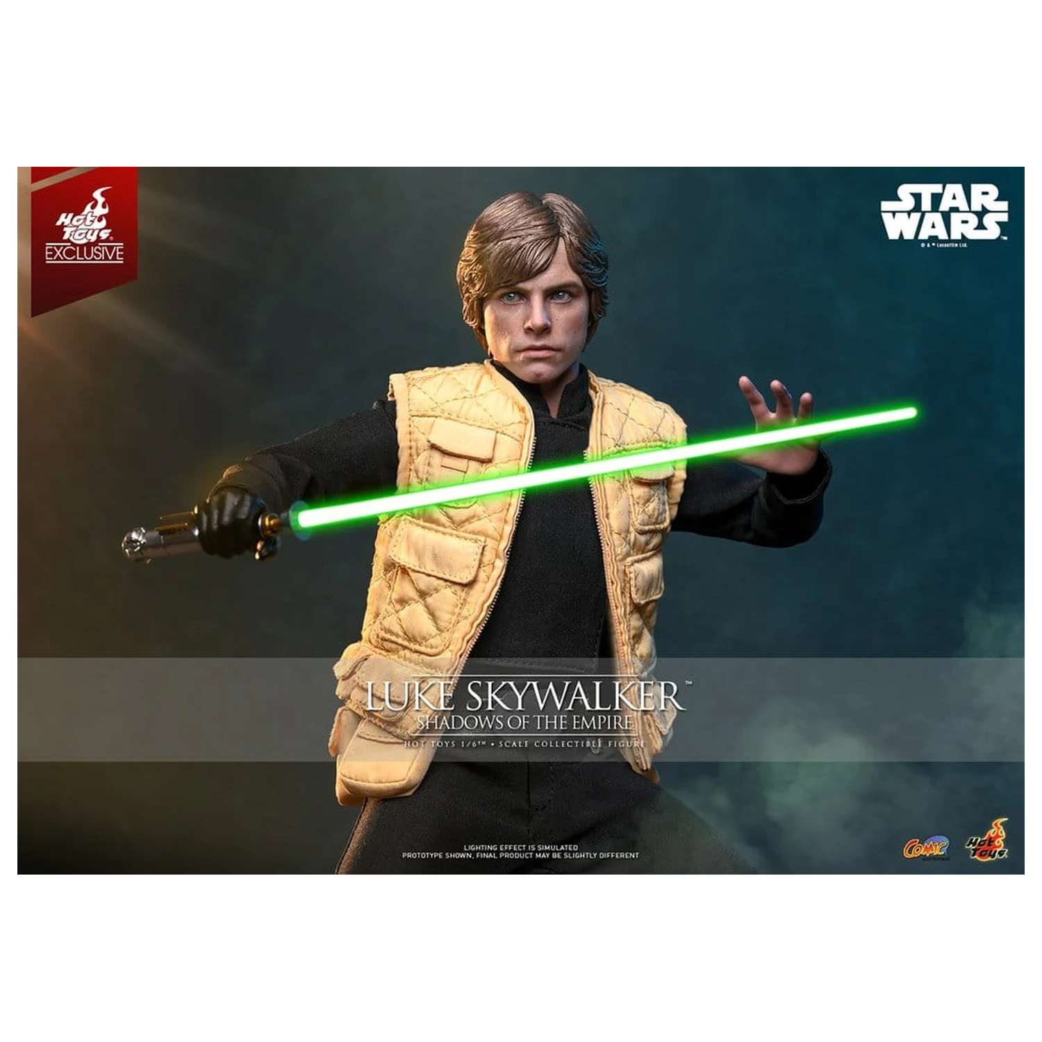 Star Wars Comic Masterpiece akčná figúrka 1/6 Luke Skywalker (Shadows Of The Empire) (Hot Toys Exclusive) 28 cm produktová fotografia
