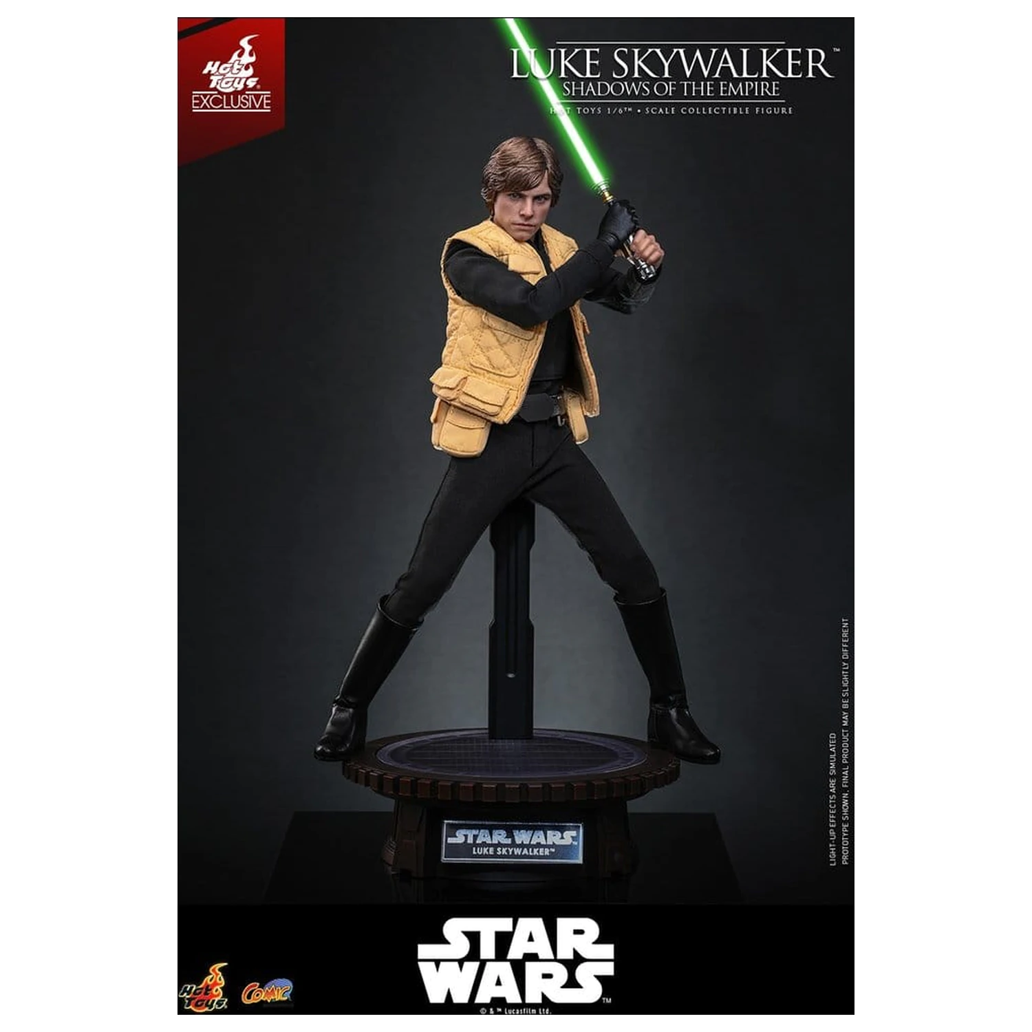 Star Wars Comic Masterpiece akčná figúrka 1/6 Luke Skywalker (Shadows Of The Empire) (Hot Toys Exclusive) 28 cm produktová fotografia