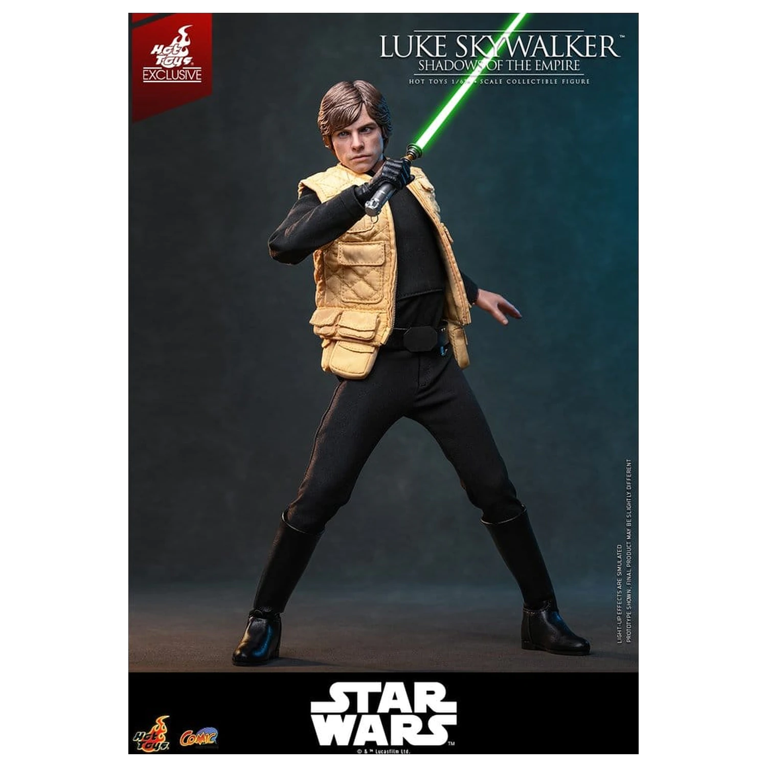 Star Wars Comic Masterpiece akčná figúrka 1/6 Luke Skywalker (Shadows Of The Empire) (Hot Toys Exclusive) 28 cm produktová fotografia