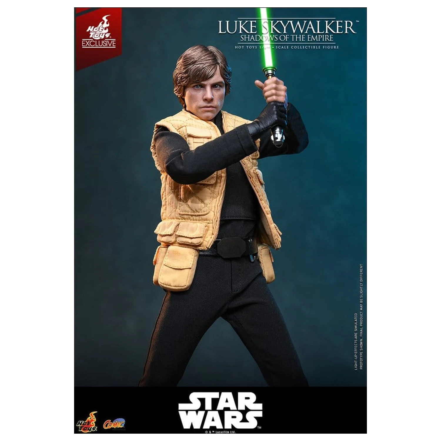 Star Wars Comic Masterpiece akčná figúrka 1/6 Luke Skywalker (Shadows Of The Empire) (Hot Toys Exclusive) 28 cm produktová fotografia