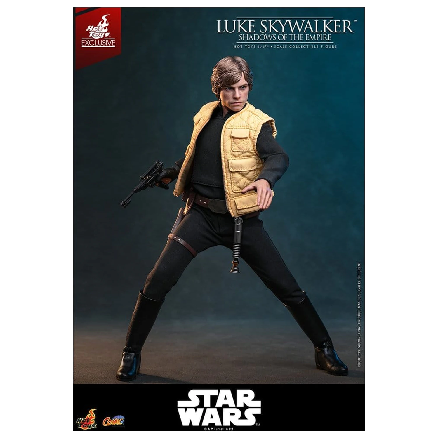 Star Wars Comic Masterpiece akčná figúrka 1/6 Luke Skywalker (Shadows Of The Empire) (Hot Toys Exclusive) 28 cm produktová fotografia