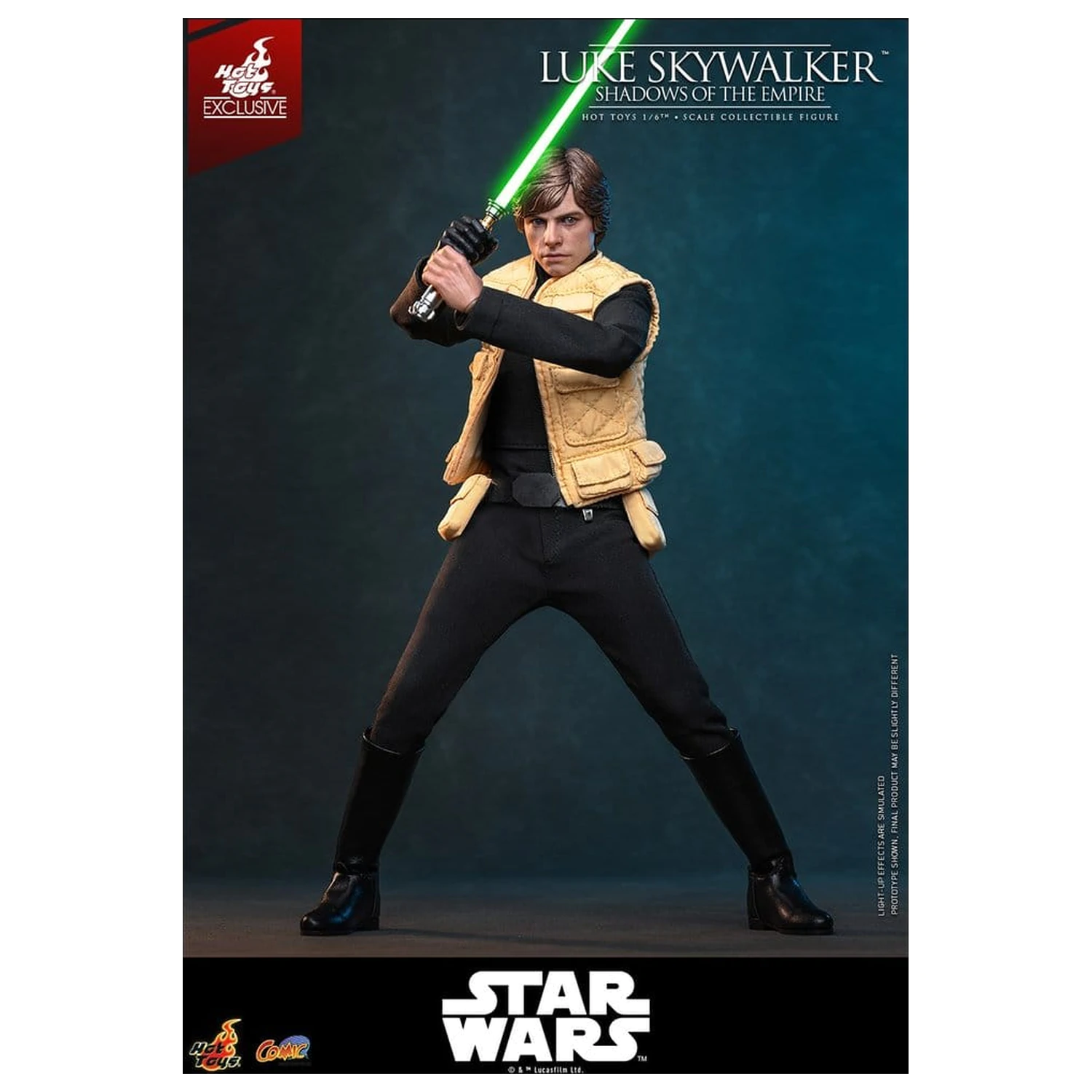 Star Wars Comic Masterpiece akčná figúrka 1/6 Luke Skywalker (Shadows Of The Empire) (Hot Toys Exclusive) 28 cm produktová fotografia