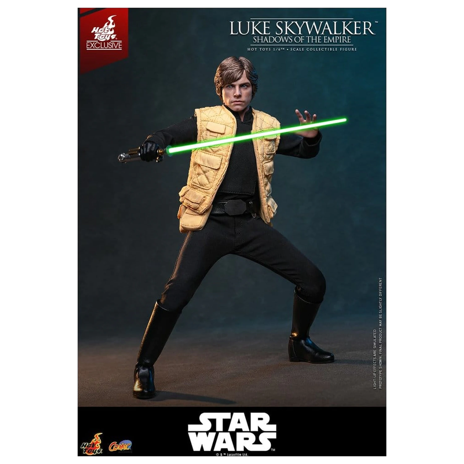 Star Wars Comic Masterpiece akčná figúrka 1/6 Luke Skywalker (Shadows Of The Empire) (Hot Toys Exclusive) 28 cm produktová fotografia