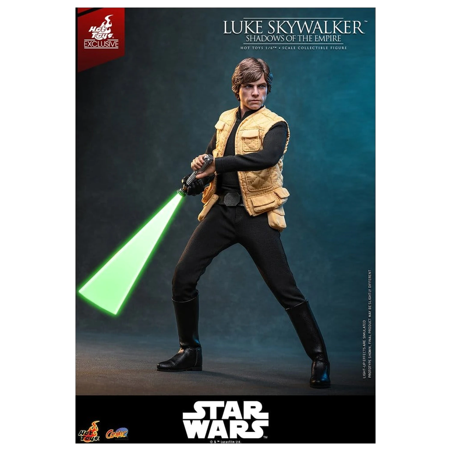 Star Wars Comic Masterpiece akčná figúrka 1/6 Luke Skywalker (Shadows Of The Empire) (Hot Toys Exclusive) 28 cm produktová fotografia