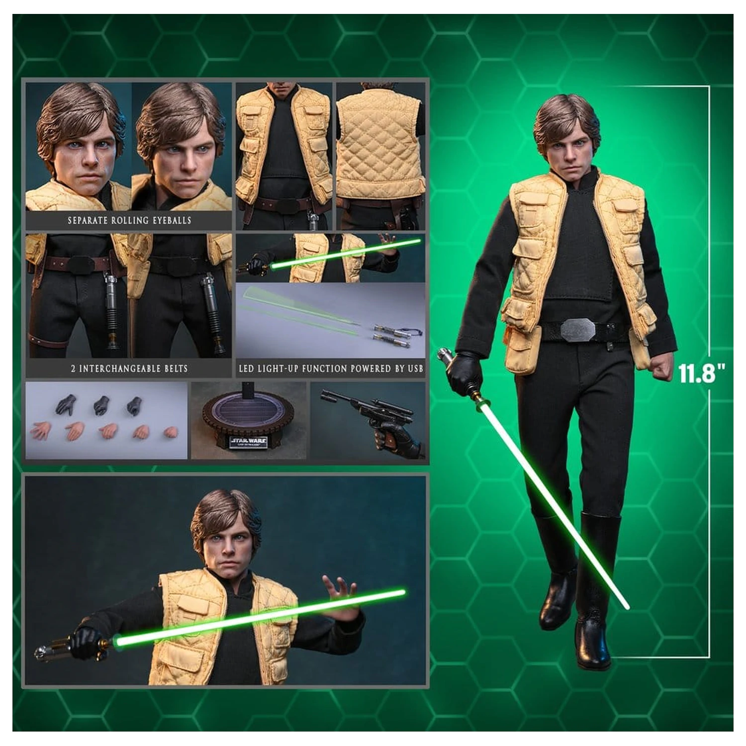 Star Wars Comic Masterpiece akčná figúrka 1/6 Luke Skywalker (Shadows Of The Empire) (Hot Toys Exclusive) 28 cm produktová fotografia