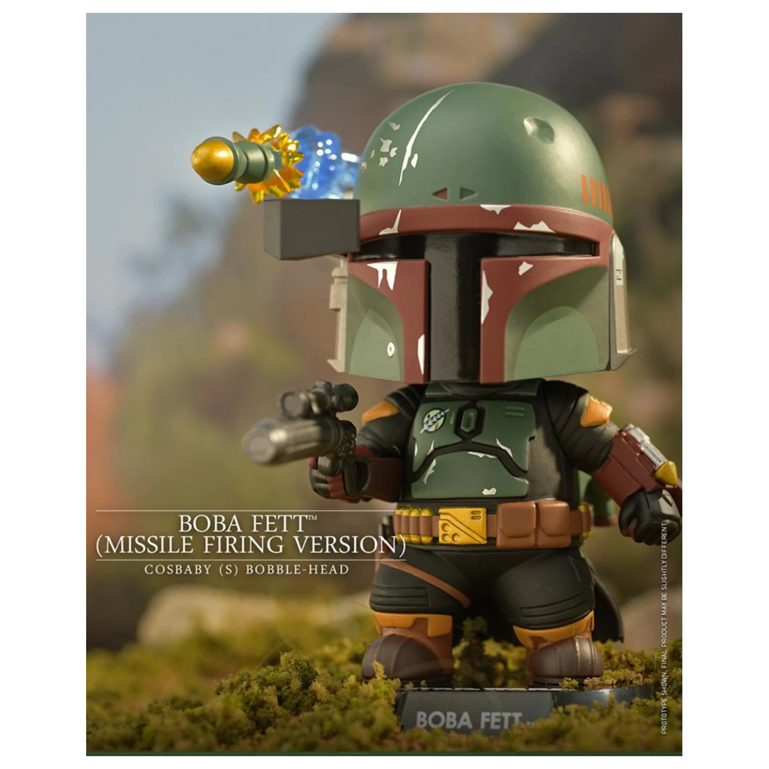 Star Wars Cosbaby Wave 1 Boba Fett "Missile Firing Version" produktová fotografia