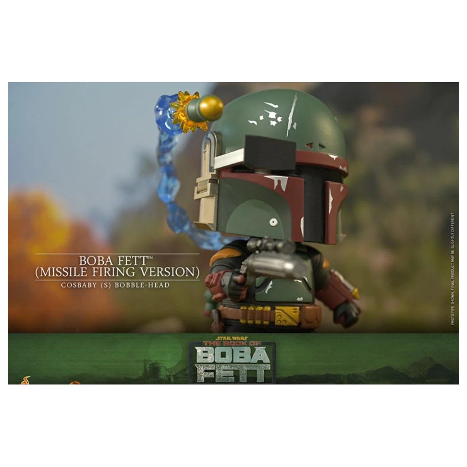 Star Wars Cosbaby Wave 1 Boba Fett "Missile Firing Version" produktová fotografia