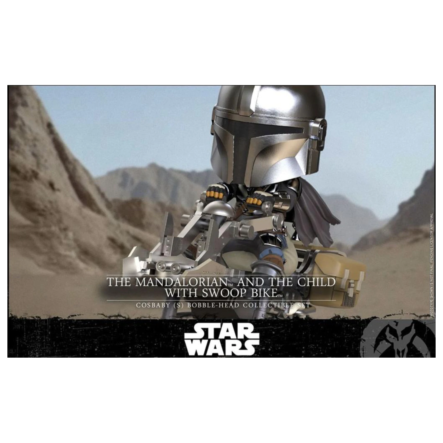 Star Wars Cosbaby Wave 1 The Mandalorian & The Child Swoop Bike produktová fotografia