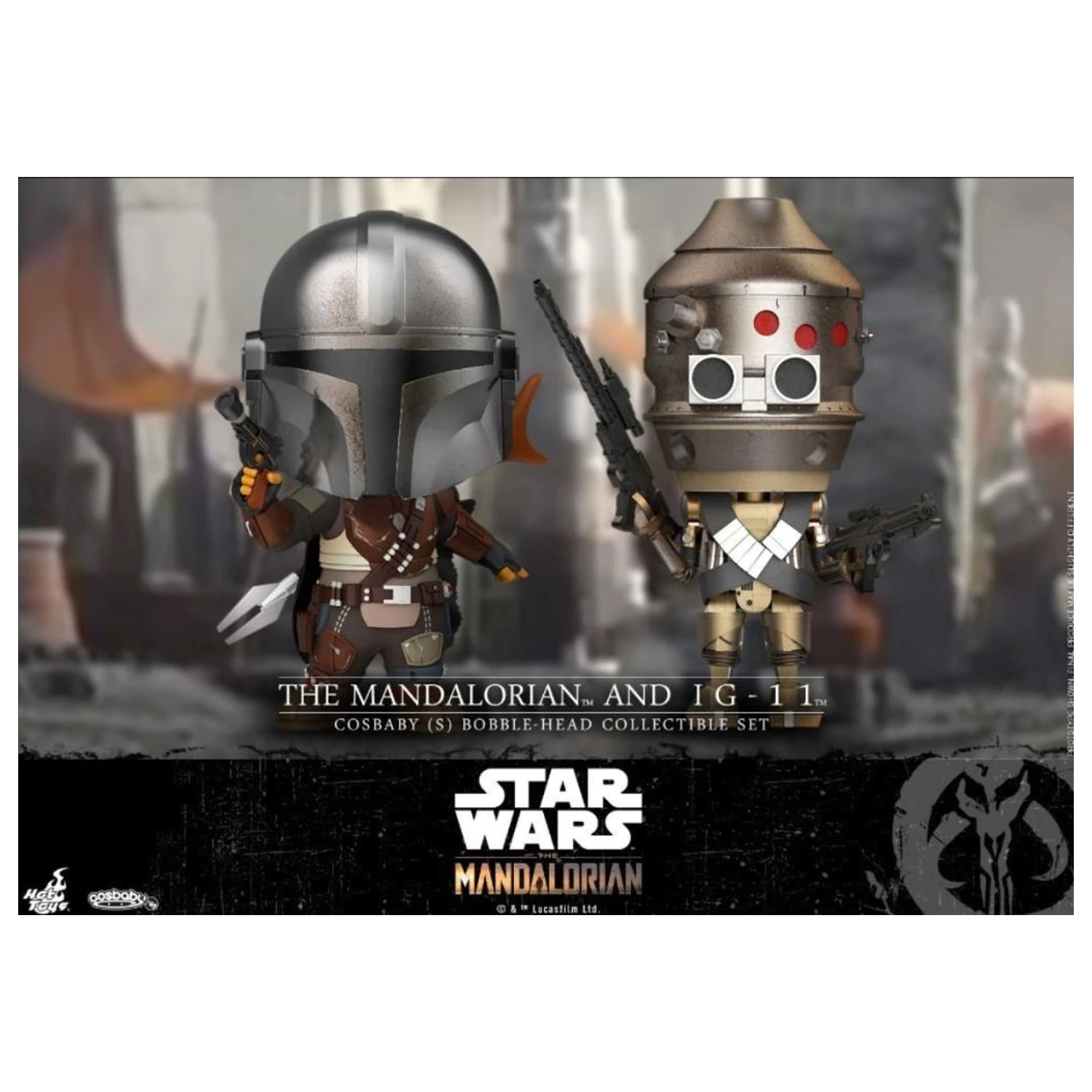 Star Wars Cosbaby Wave 3 Mandalorian & IG-11 Súprava produktová fotografia