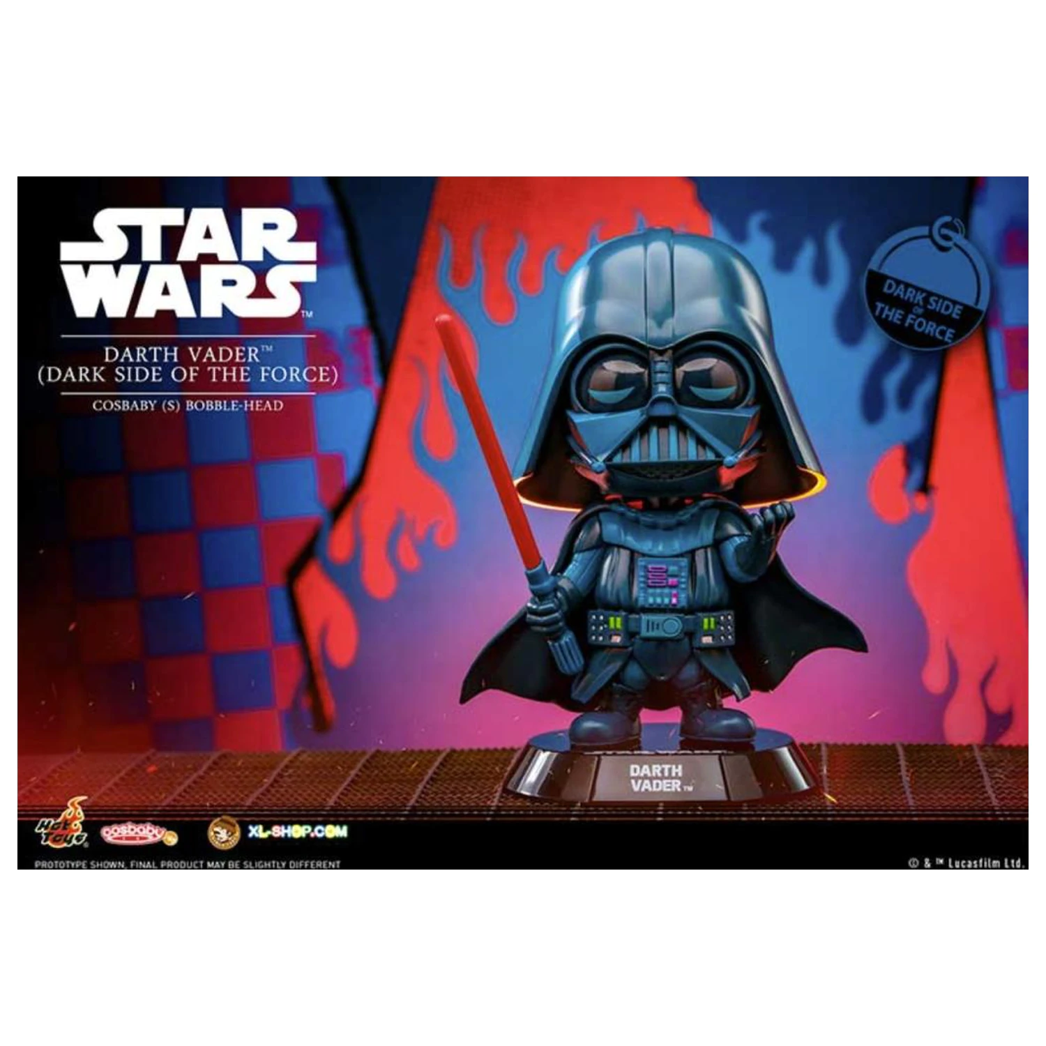 Star Wars Cosbaby Wave 4 Darth Vader Dark Side of the Force produktová fotografia