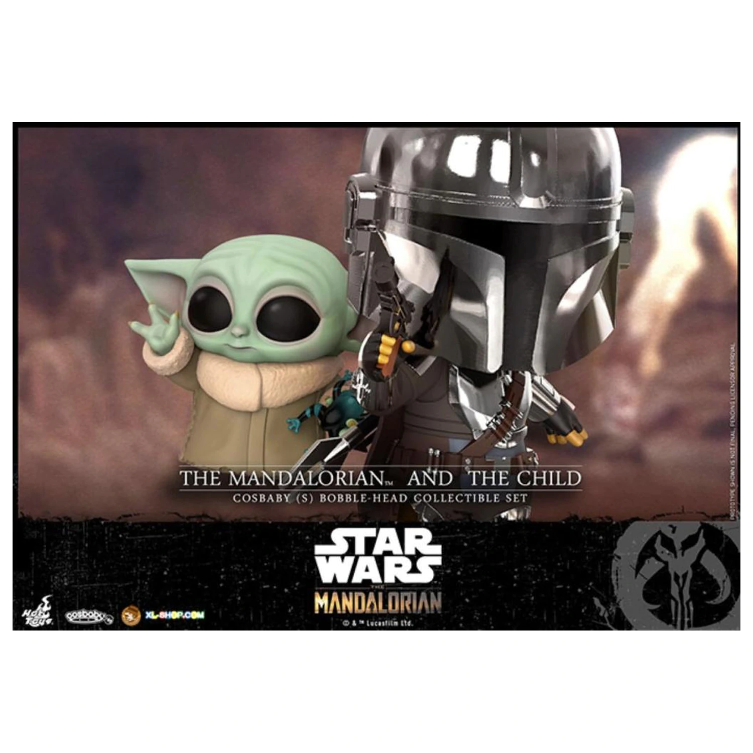Star Wars Cosbaby Wave 5 Mandalorian & The Child Súprava produktová fotografia