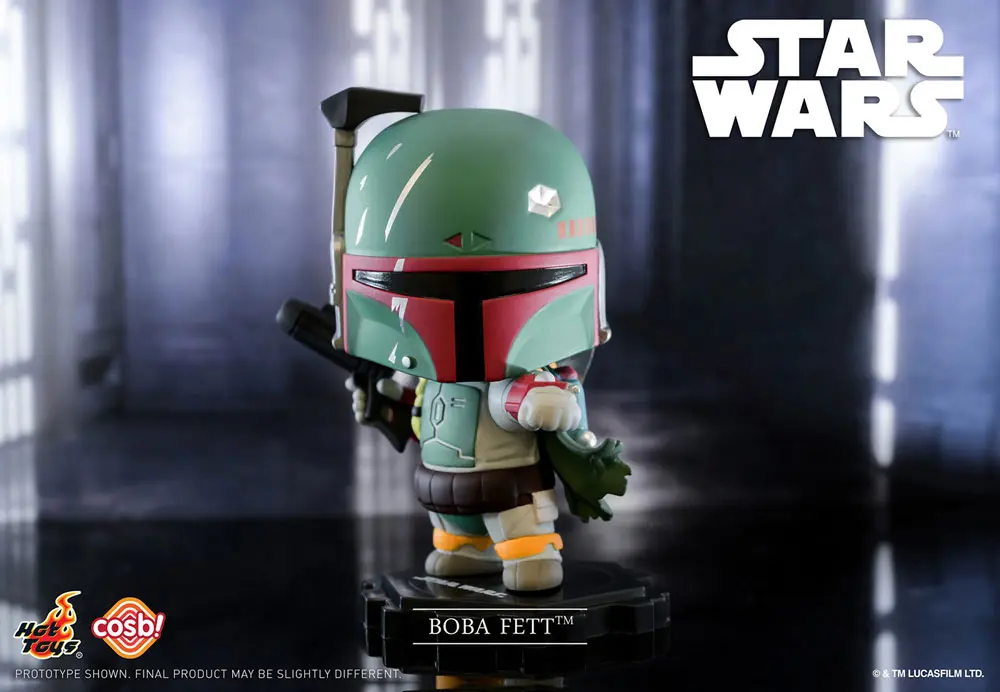 Star Wars Cosbi Mini Figúrka Boba Fett White 8 cm produktová fotografia