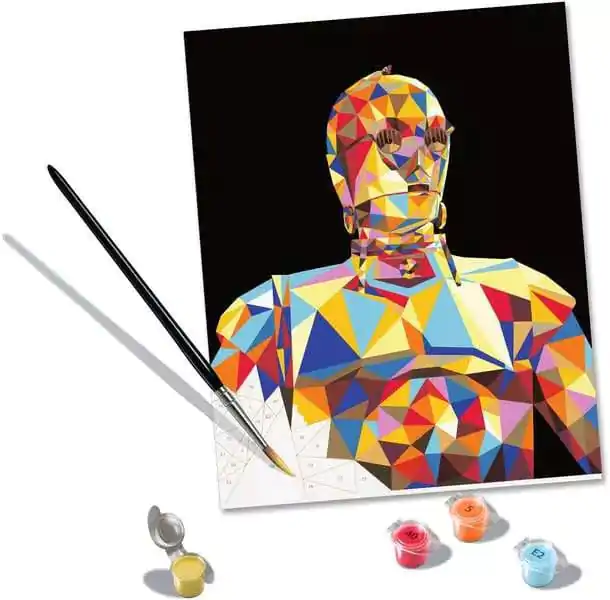 Star Wars CreArt Maľovanie podľa čísel Painting Set C-3PO 24 x 30 cm produktová fotografia