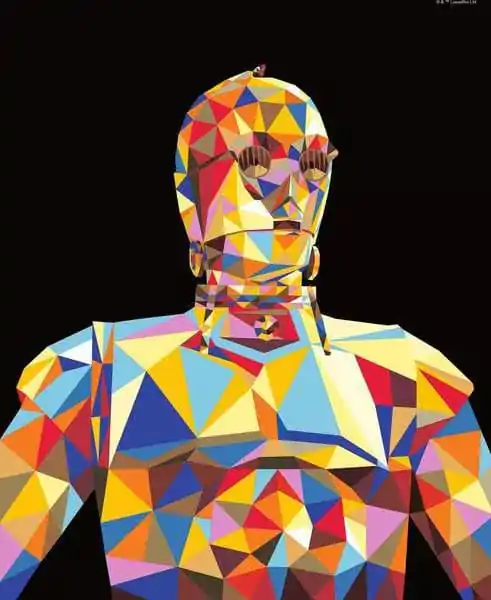 Star Wars CreArt Maľovanie podľa čísel Painting Set C-3PO 24 x 30 cm produktová fotografia