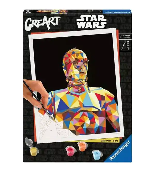 Star Wars CreArt Maľovanie podľa čísel Painting Set C-3PO 24 x 30 cm produktová fotografia