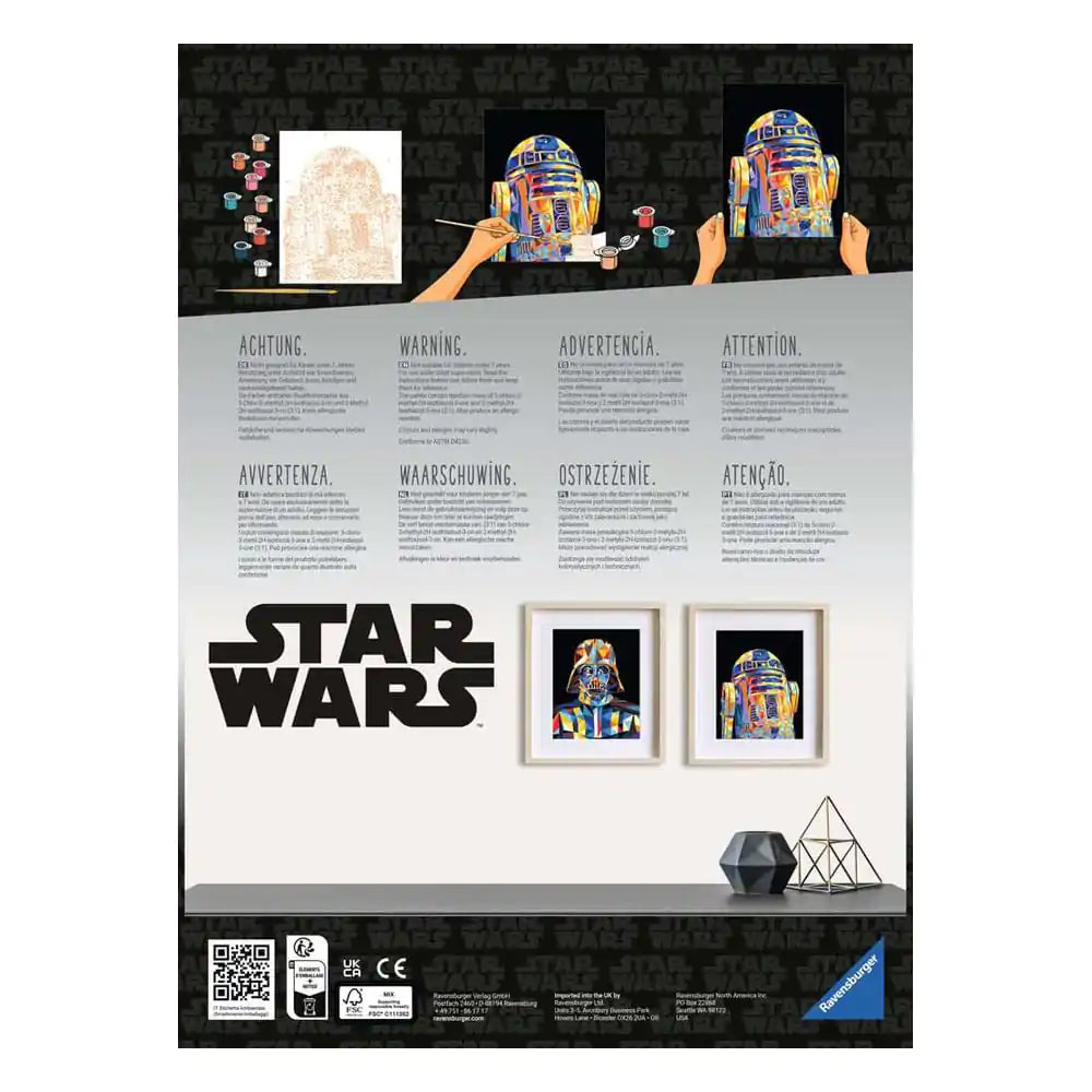 Star Wars CreArt Maľovanie podľa čísel Painting Set Darth Vader 24 x 30 cm produktová fotografia
