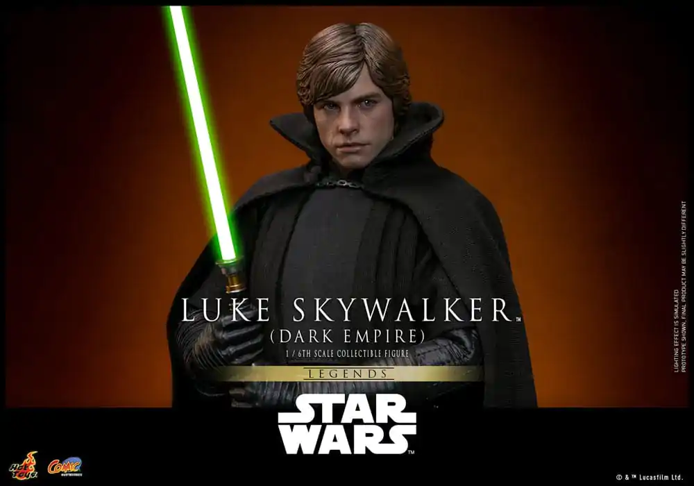 Star Wars: Dark Empire Comic Masterpiece Akčná figúrka 1/6 Luke Skywalker 30 cm termékfotó