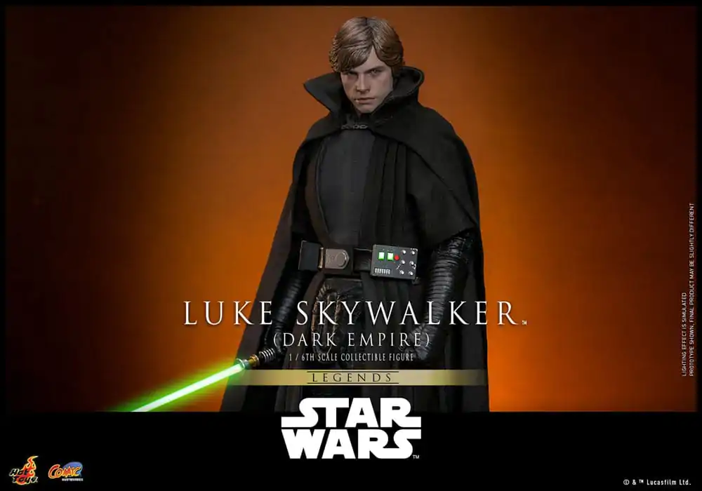 Star Wars: Dark Empire Comic Masterpiece Akčná figúrka 1/6 Luke Skywalker 30 cm termékfotó