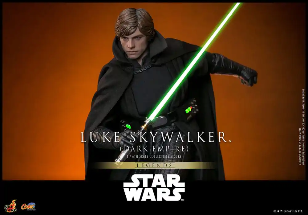 Star Wars: Dark Empire Comic Masterpiece Akčná figúrka 1/6 Luke Skywalker 30 cm termékfotó